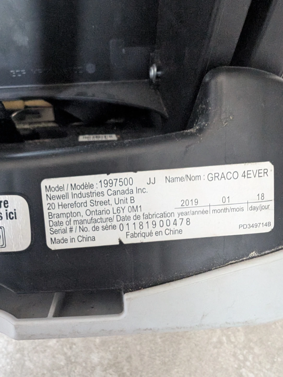 Graco 4Ever Convertible Car Seat - photo 2
