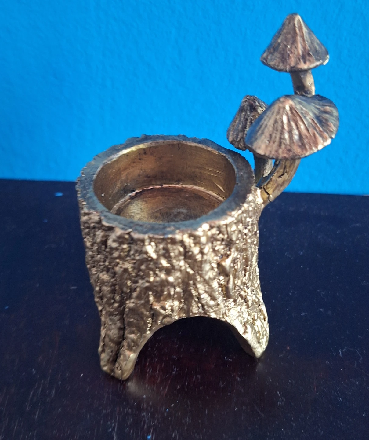 Mashroom and Tree Stump Candle Holders Set - photo 2