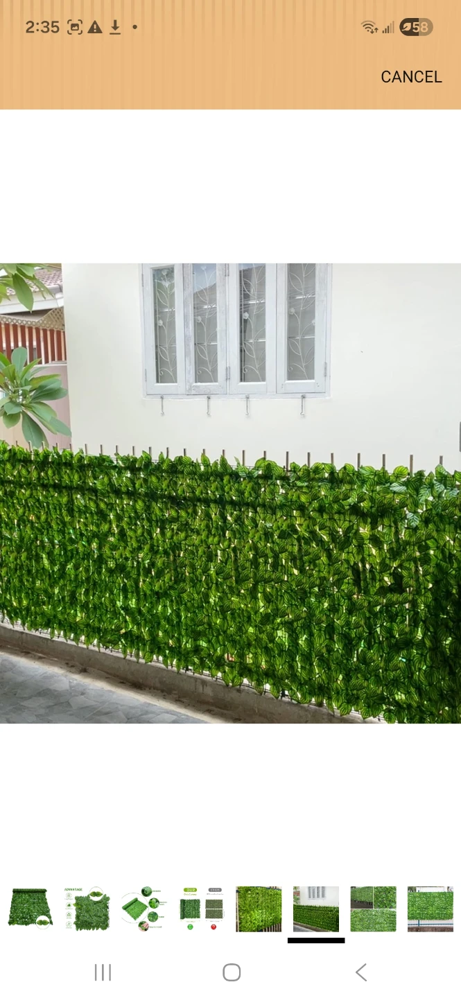 Artificial Ivy Privacy Screen ( 1 metre x 3) - photo 4
