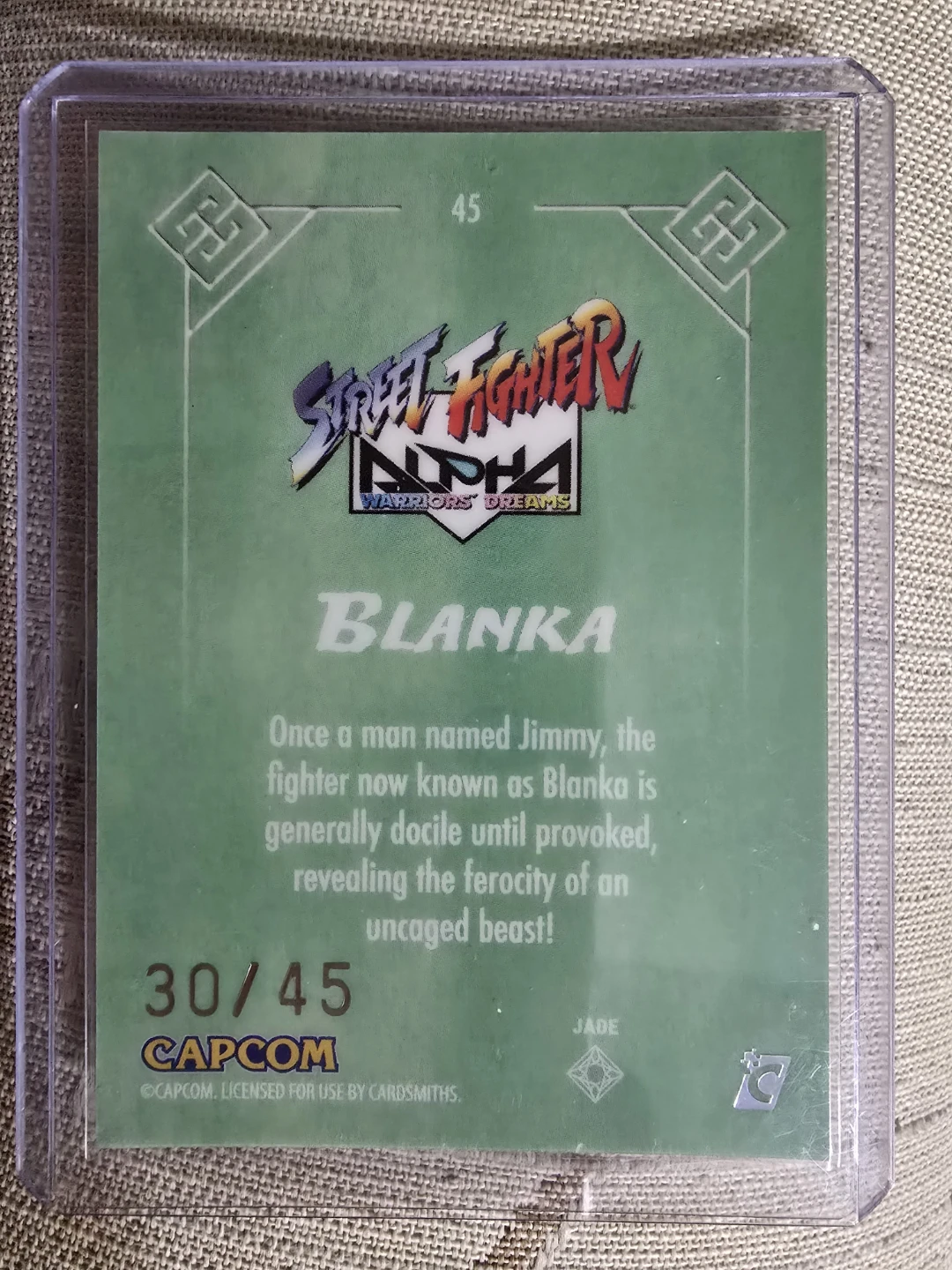 Street Fighter Alpha JADE Gemstone Blanka - photo 2