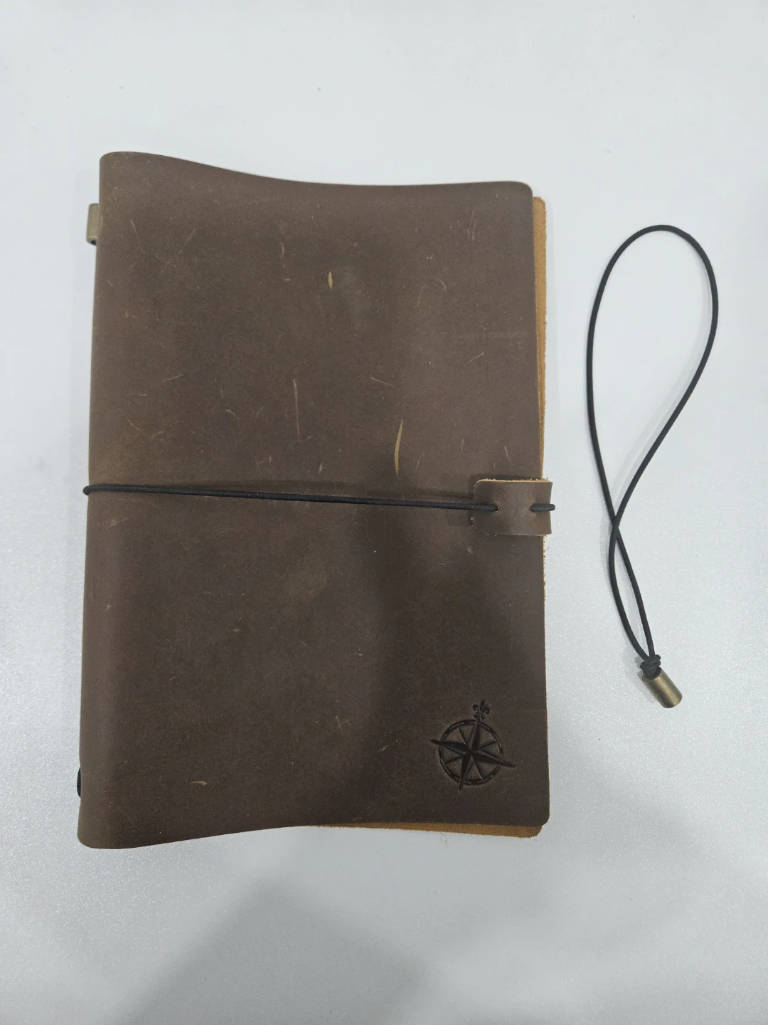 Brown Leather Travel Journal Cover