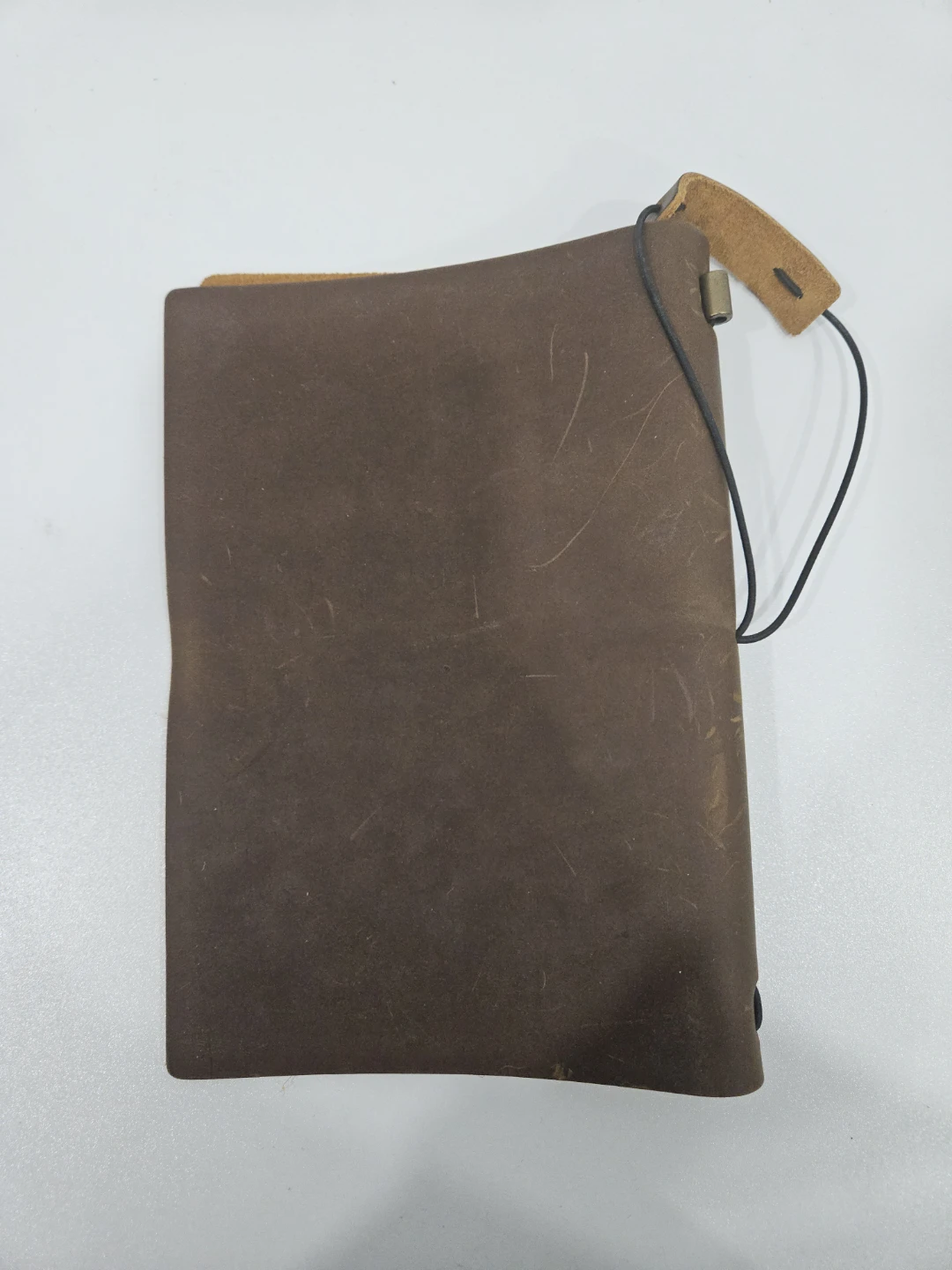 Brown Leather Travel Journal Cover - photo 3