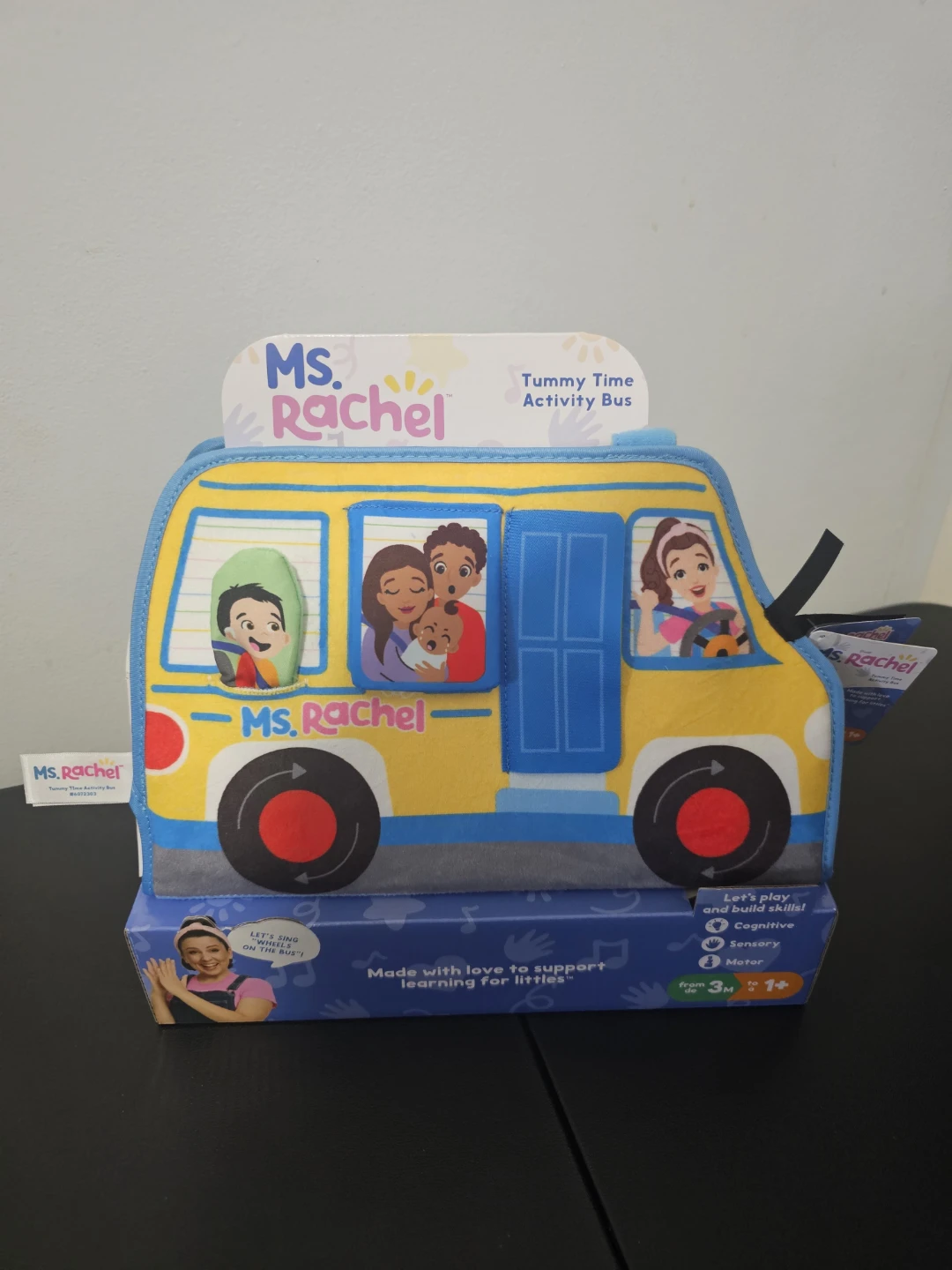 Ms. Rachel Tummy Time Activity Bus Folding Play Mat