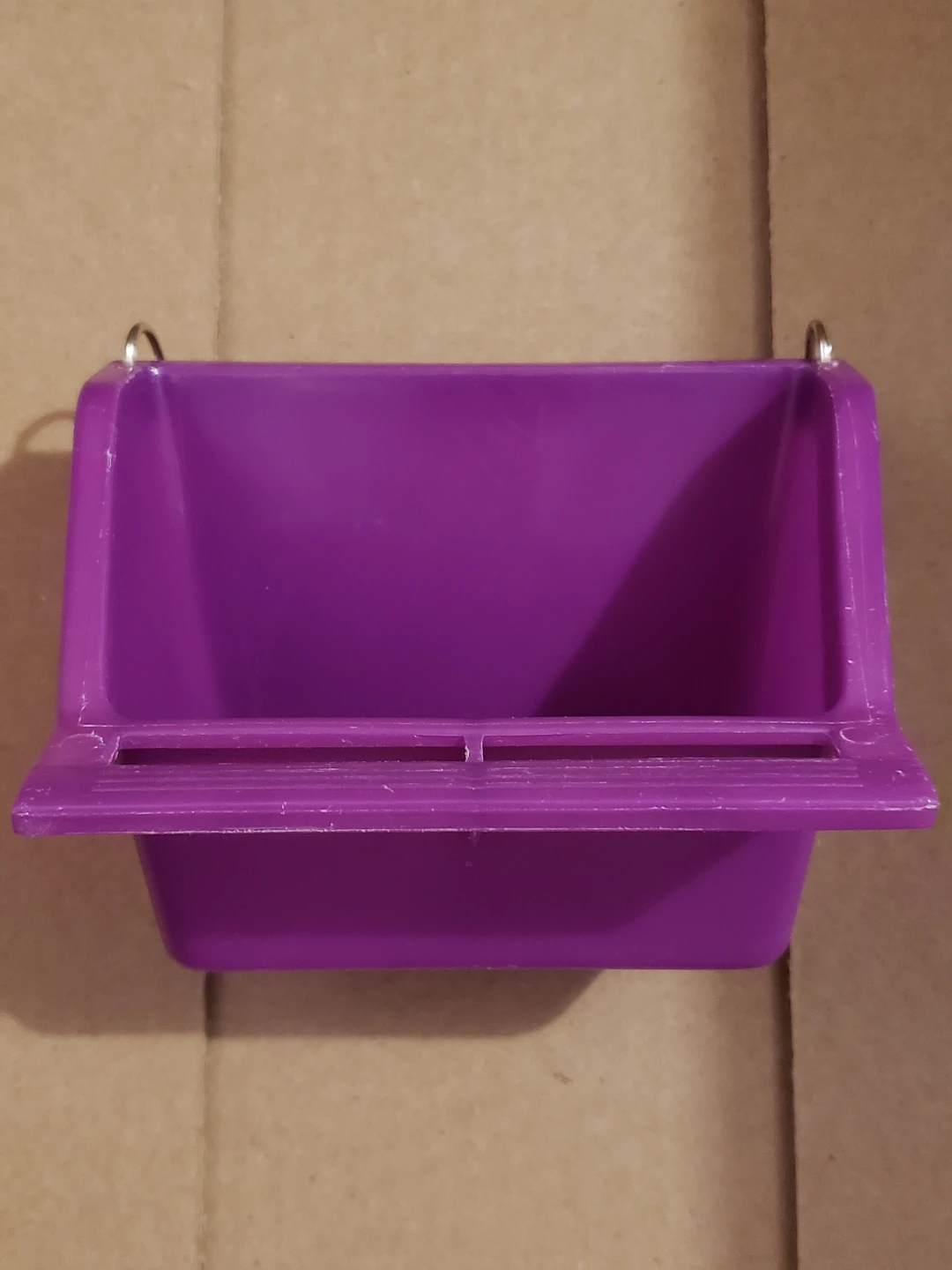 Purple Bird Feeder Dish / Water Cup - photo 2