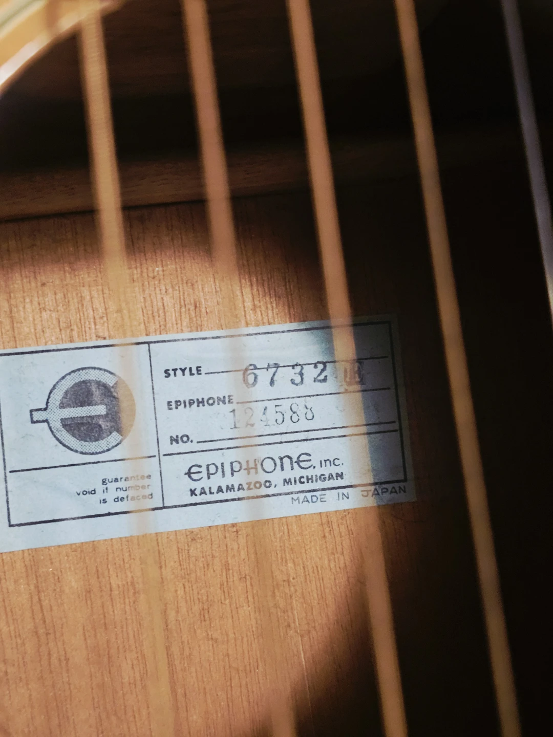 Epiphone Acoustic Guitar - photo 4