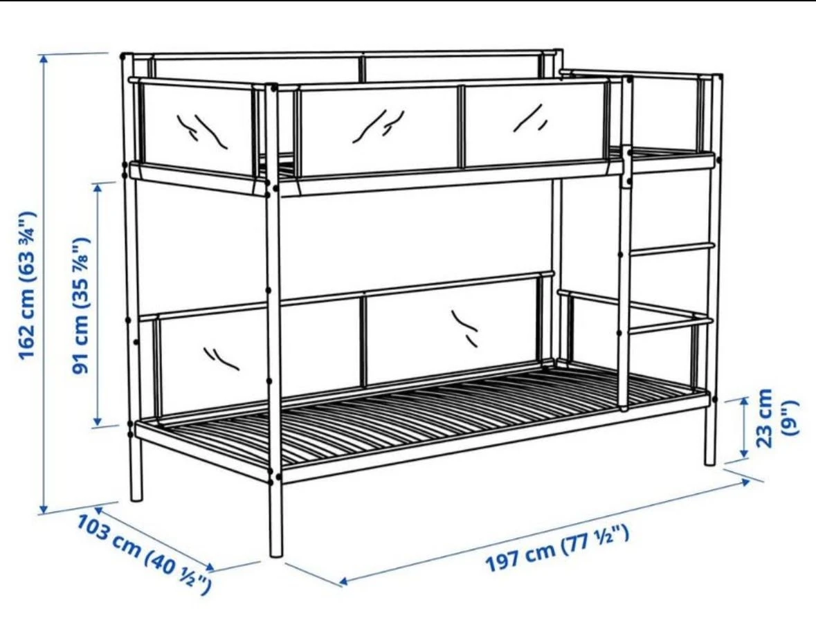 IKEA VITVAL Bunk Bed - photo 2