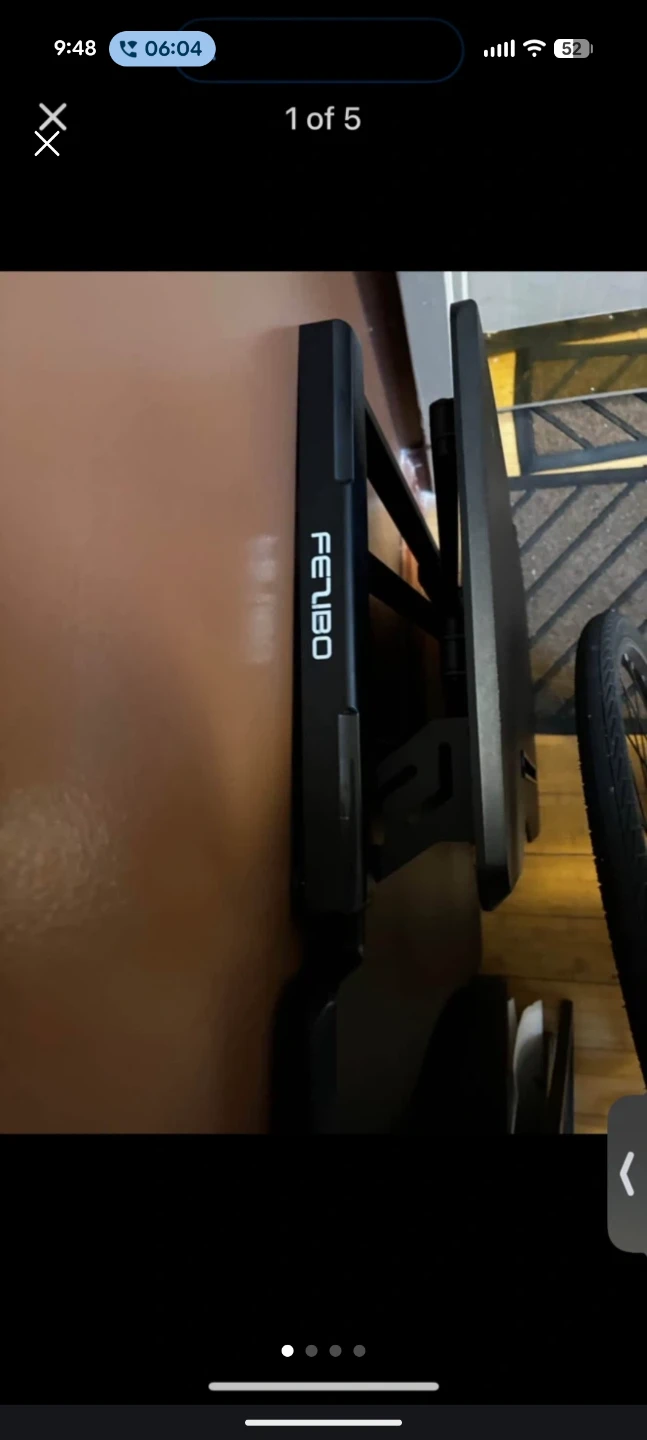 35.5 in. Black Standing Desk Converter