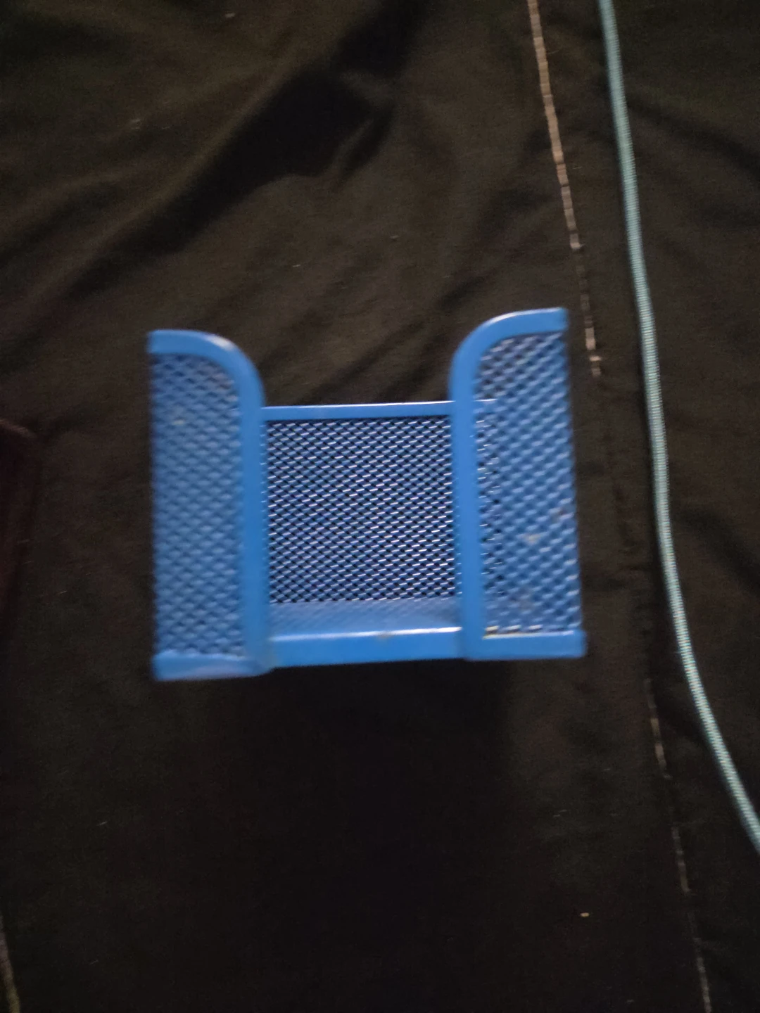 Blue Mesh Desk Organizer Holder - photo 3