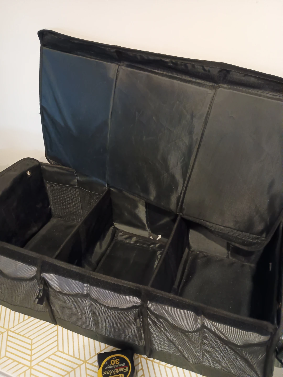 Black Car Trunk Organizer