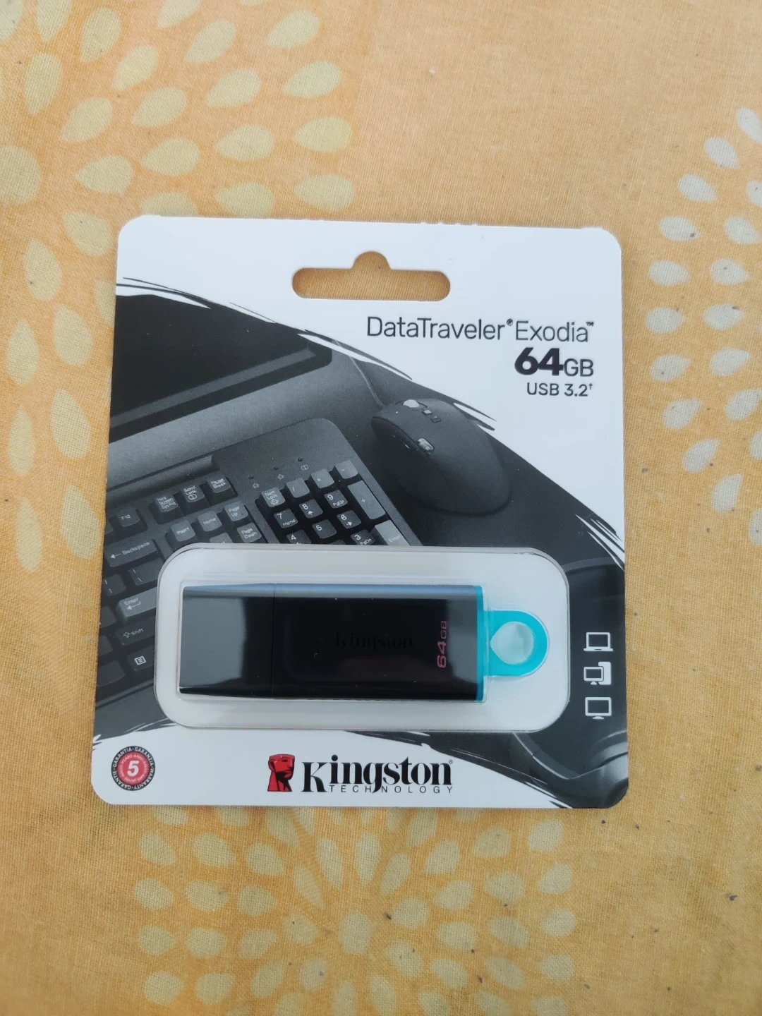 Kingston DataTraveler Exodia 64GB USB 3.2 Flash Drive(Pendrive)