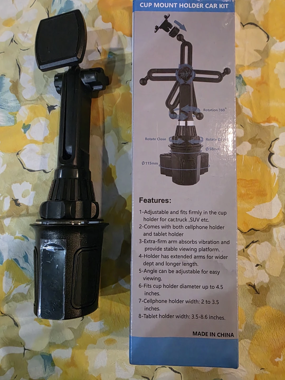 CUP MOUNT HOLDER CAR KIT