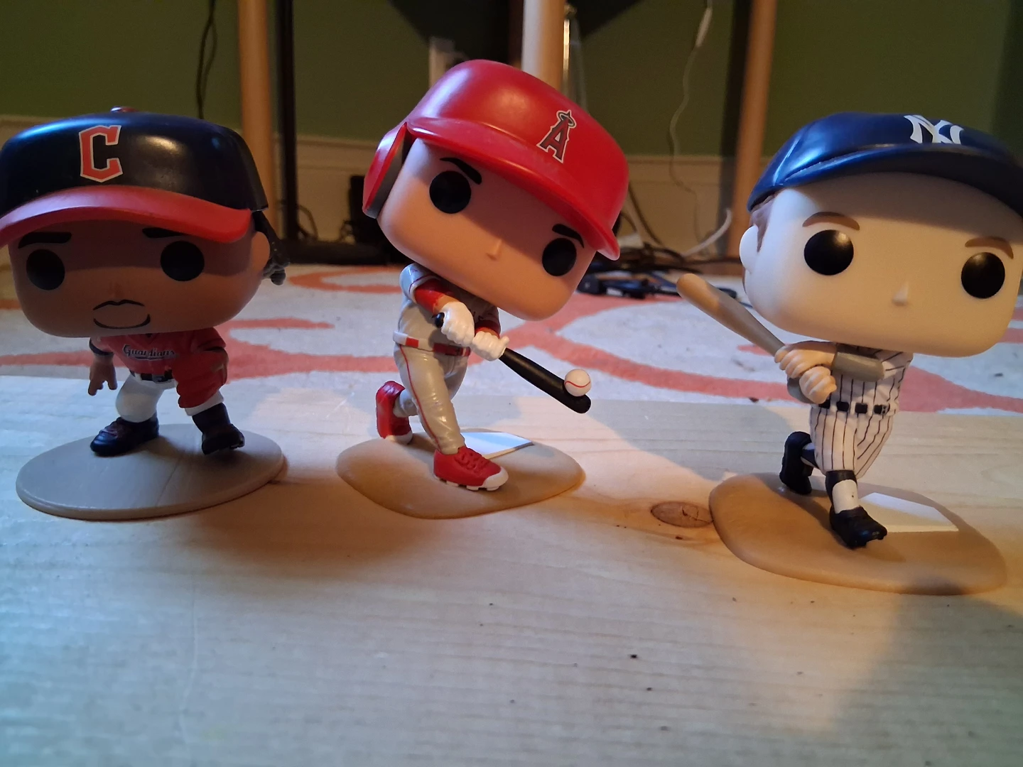 Shohei Ohtani, Lou Gehrig, Jose Ramirez, MLB Funko Pops