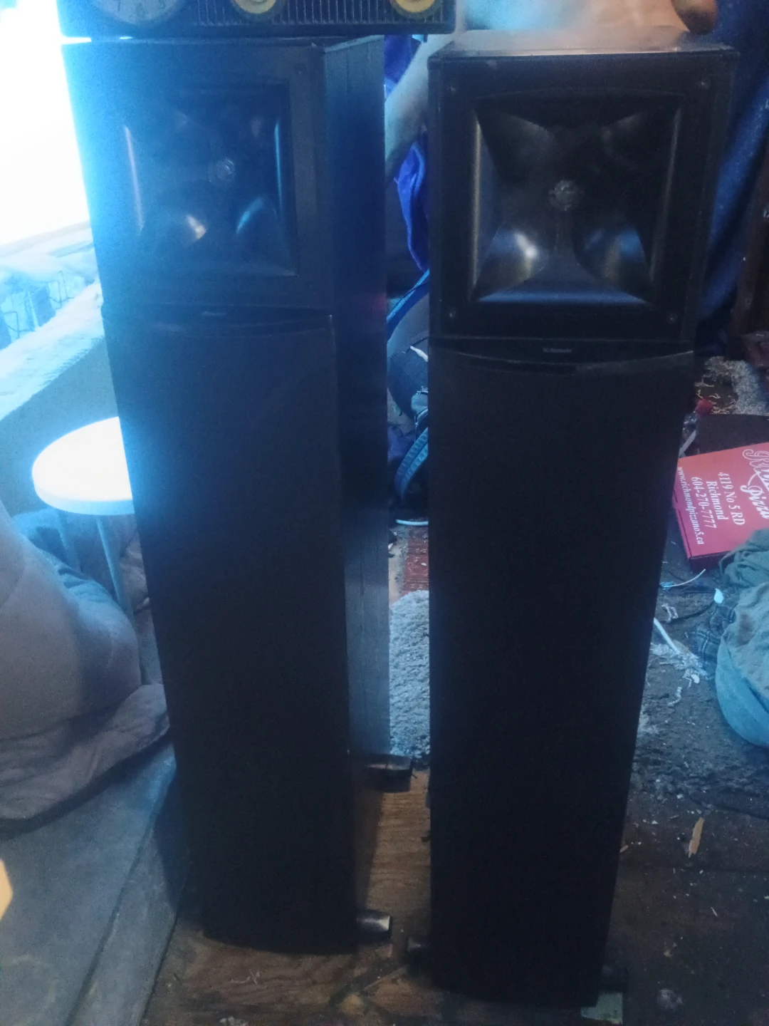 Klipsch SW-450 Subwoofer and Tower Speakers