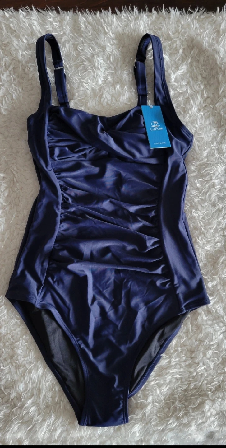 BNWT - Navy Blue One Piece Swimsuit - Size XS ⚽ - photo 2