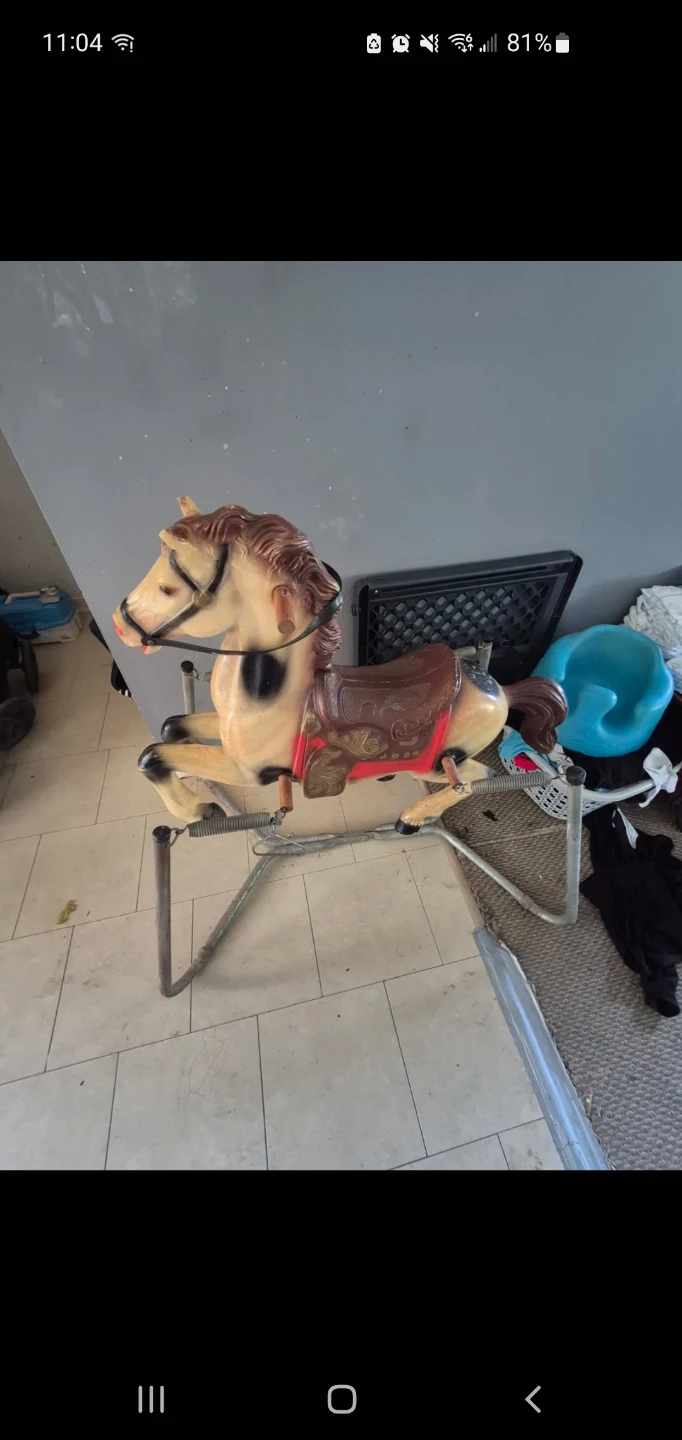 Vintage Spring Rocking Horse Toy - photo 5