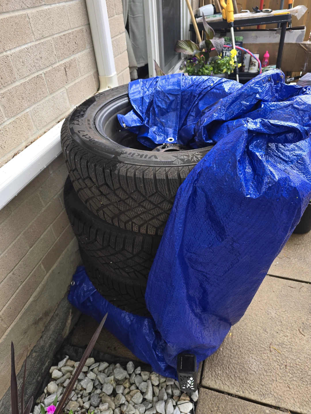 Set of 4 winter tires with steel rims - photo 4