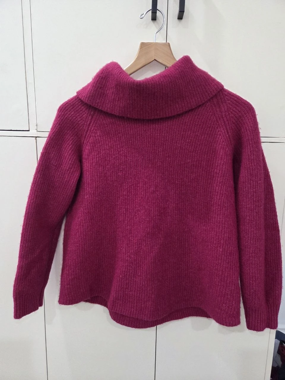 Tahari Pink Merino Wool Blend Sweater