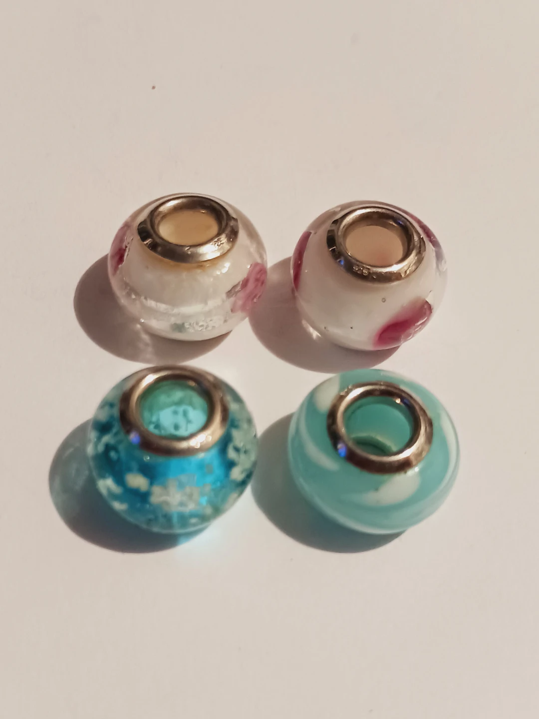 Sterling Silver 925 Glass Beads  $15 EACH - photo 4