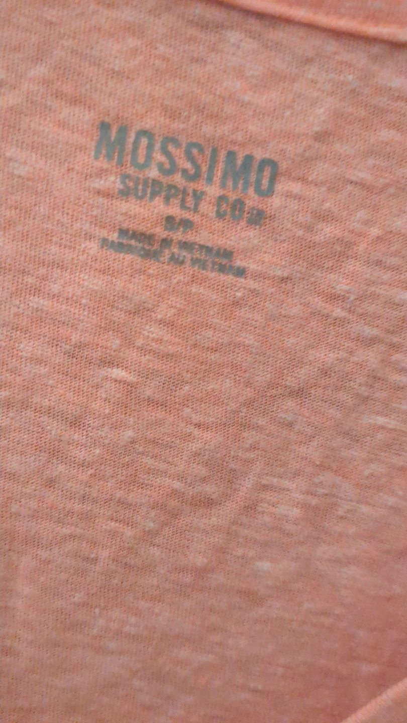 Mossimo Supply Co. V-Neck T-Shirt - Coral - photo 2