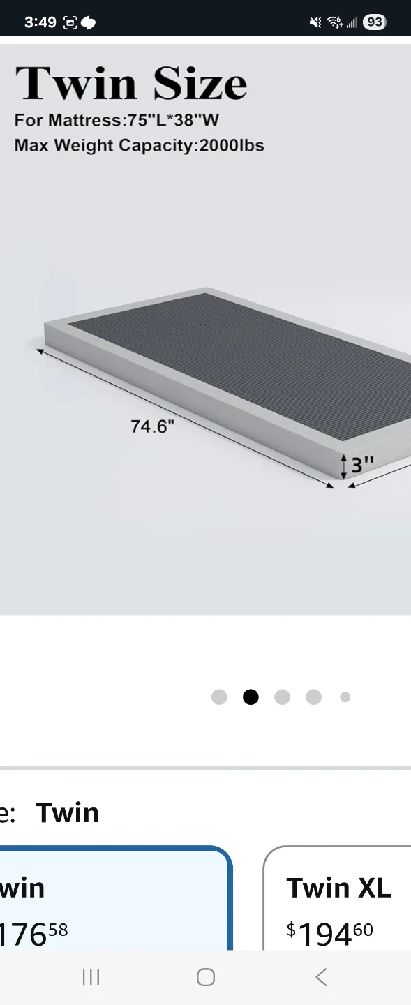 Single( Twin) Box Spring