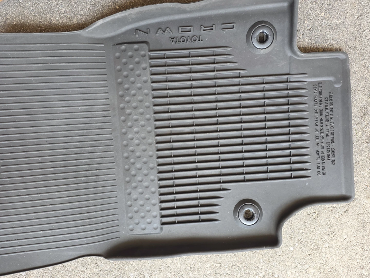 Toyota Crown Sedan All-Weather Floor Mats