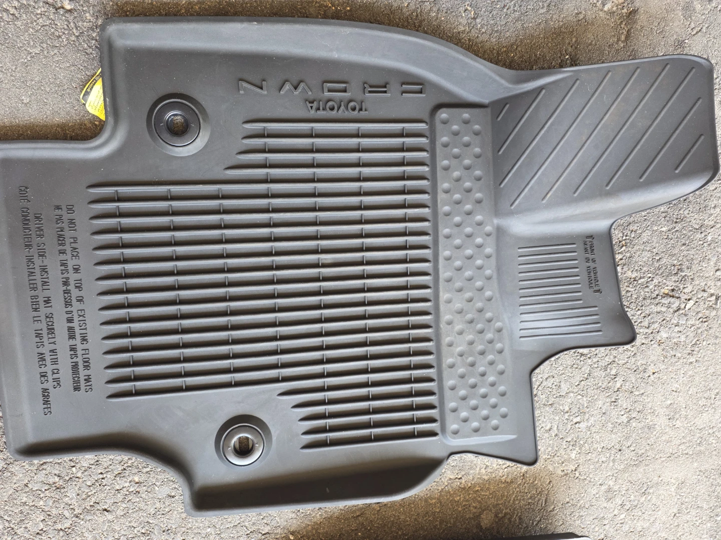 Toyota Crown Sedan All-Weather Floor Mats - photo 2
