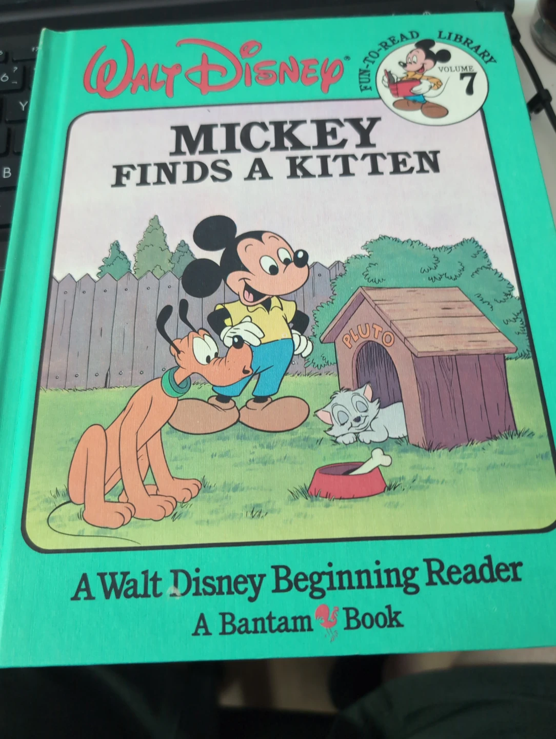 Walt Disney Mickey Finds A Kitten Fun-to-Read Library Book