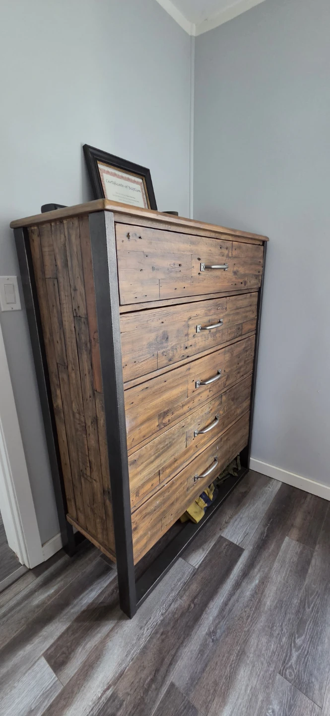 Rustic Wood Bed Frame - photo 2