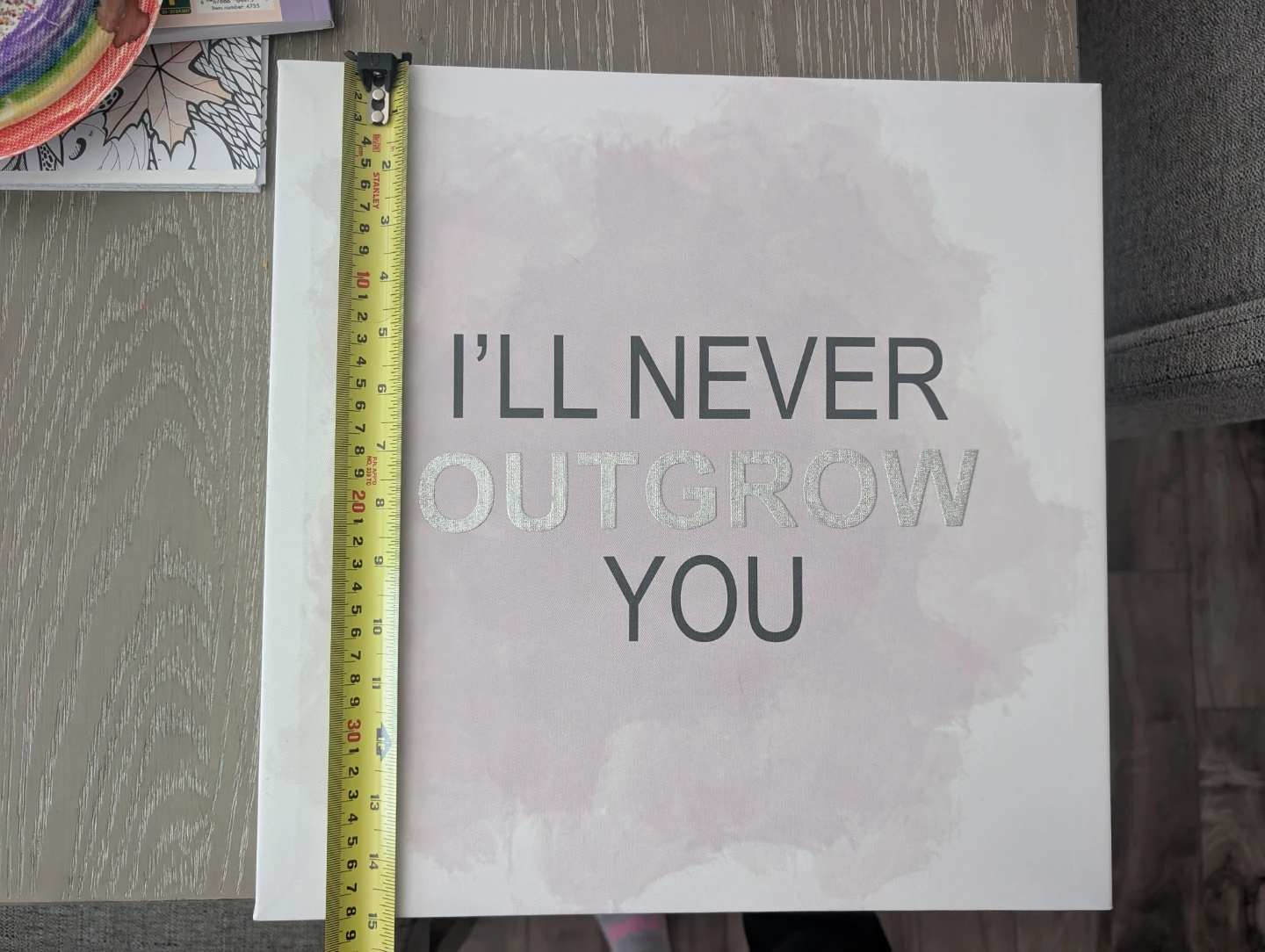 Canvas Wall Art - I'll Never Outgrow You - photo 2