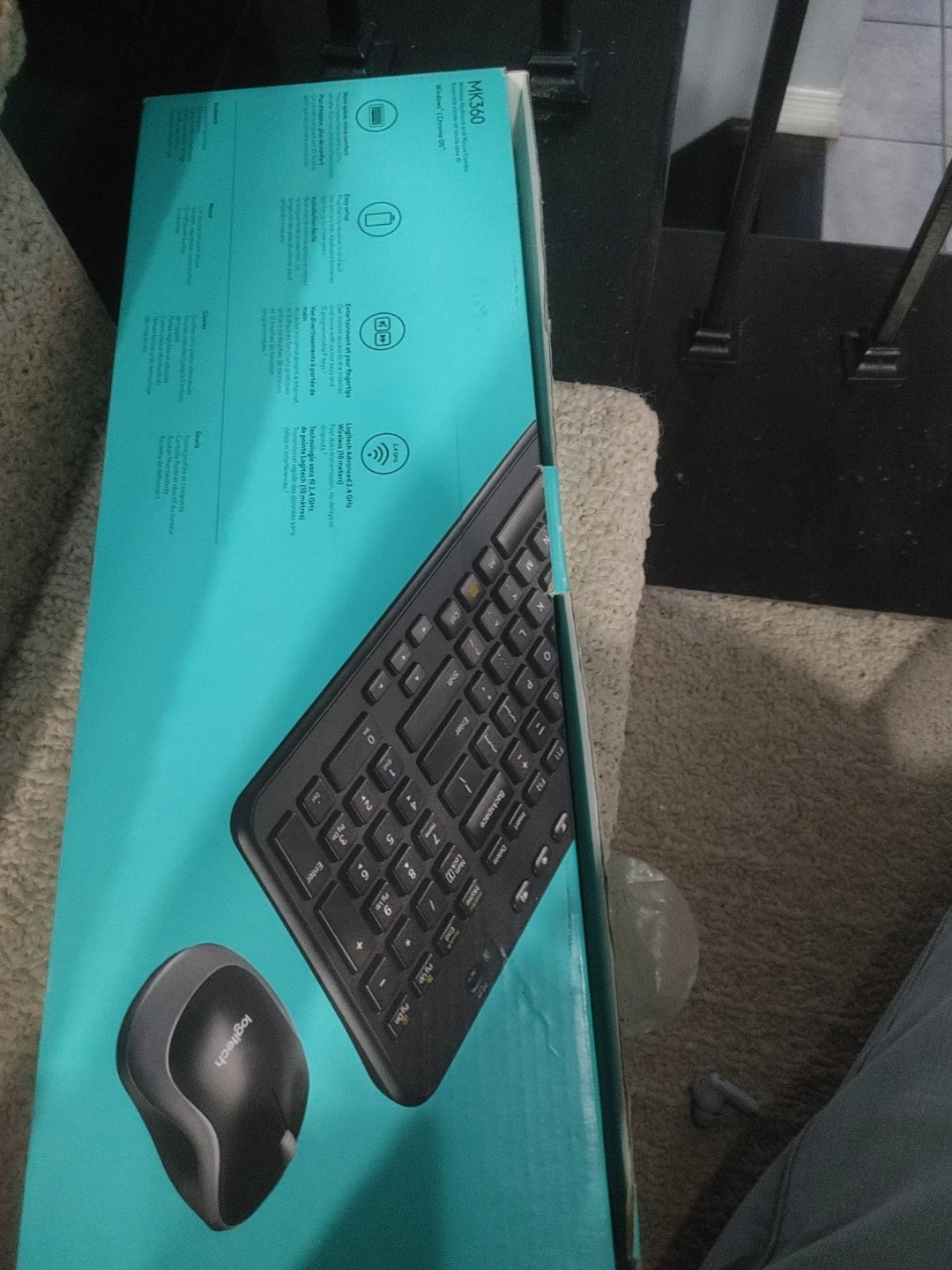 Logitech MK360 Wireless Keyboard and Mouse Combo - photo 2