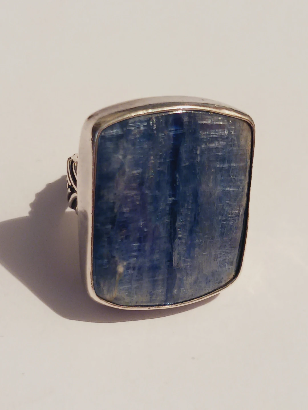 THE DREAMER STERLING DESIGNER SIGNED STERLING KYANITE RING  8. - photo 3