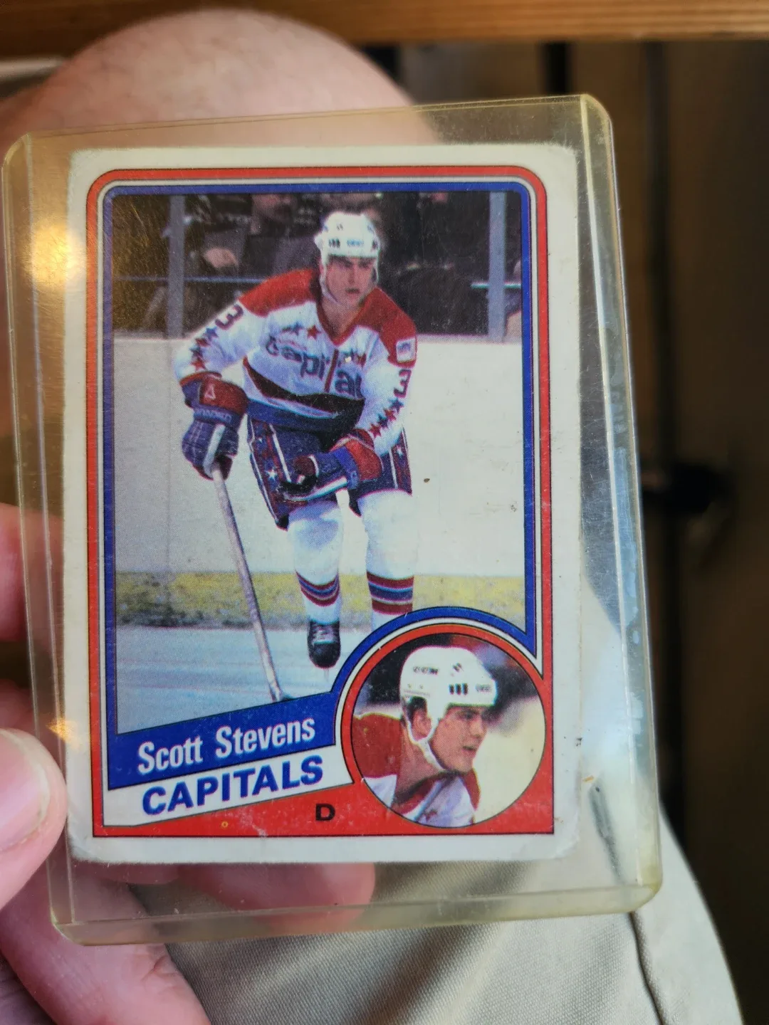1984-85 Topps Scott Stevens Hockey Card #206