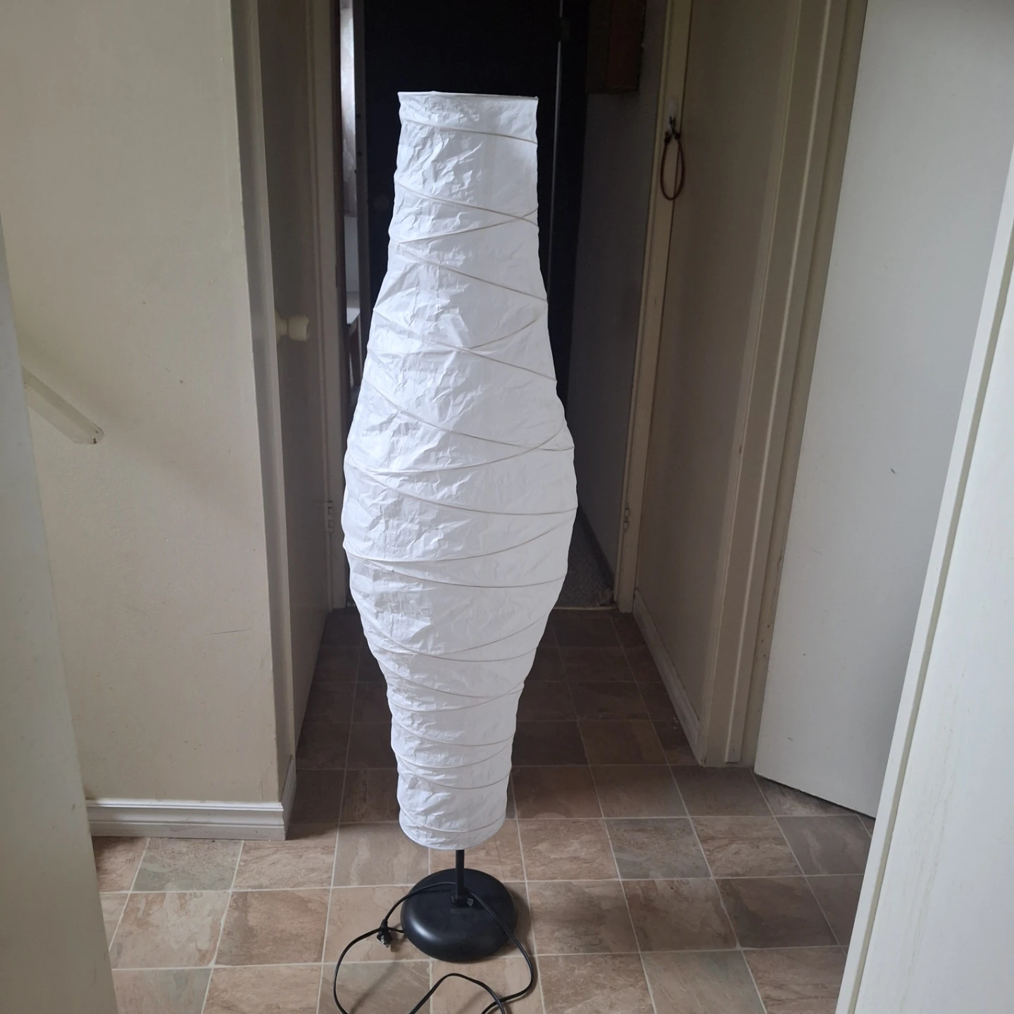 White Paper Lantern Floor Lamp ikea - photo 4