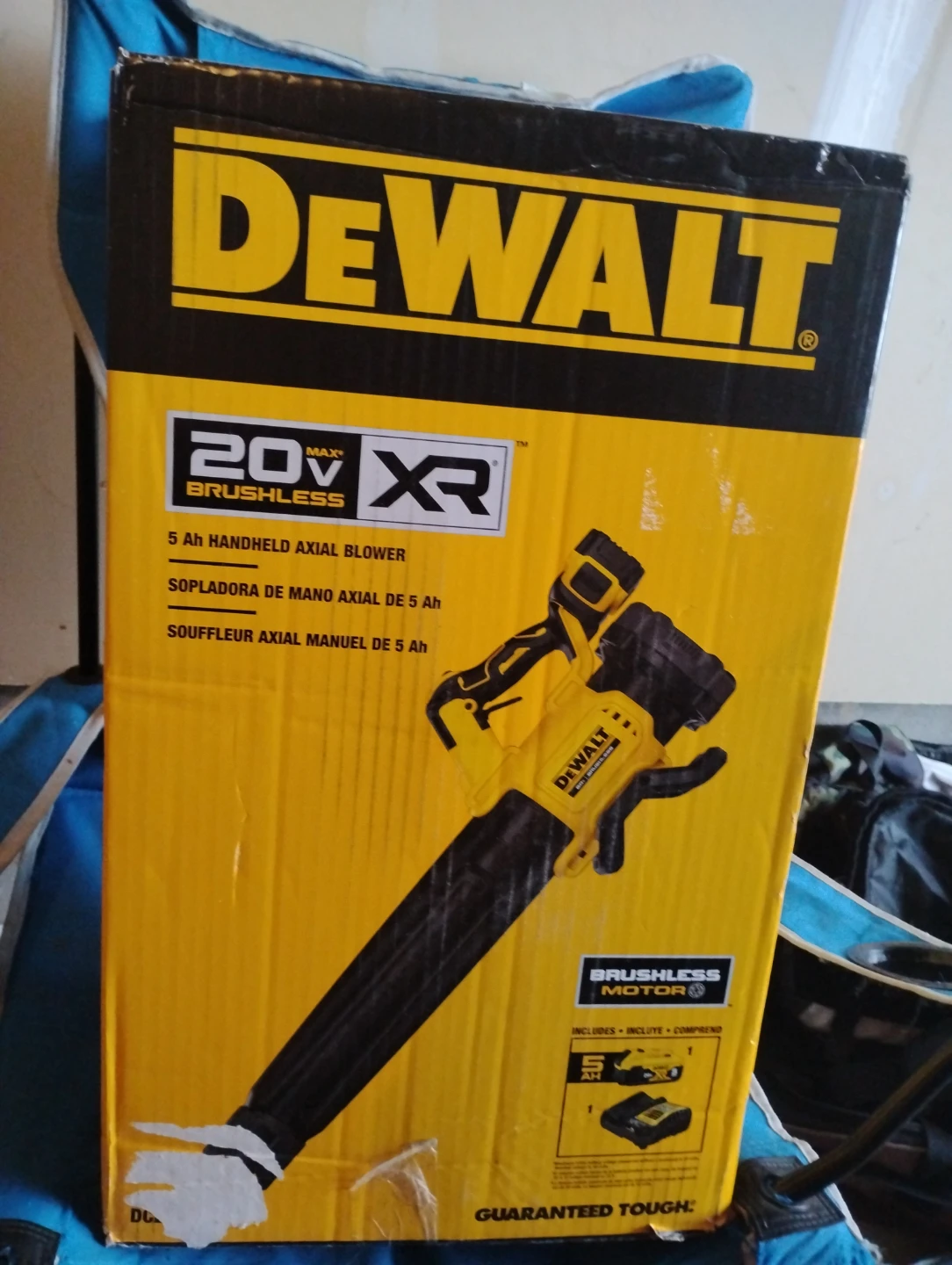 DEWALT 20V MAX XR 5 Ah Handheld Axial Blower