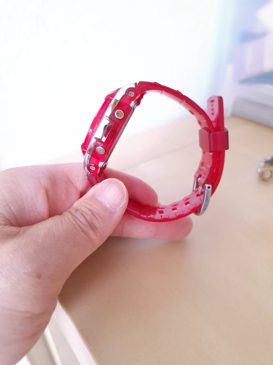 Casio Baby-G Analog-Digital in Hot Fuschia and Steel - photo 2