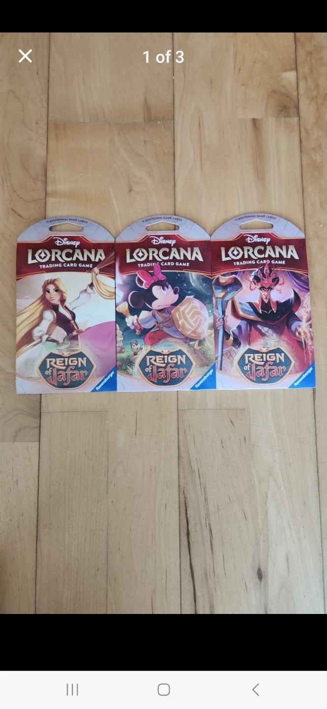 Disney Lorcana Reign of Jafar Single Booster Pack