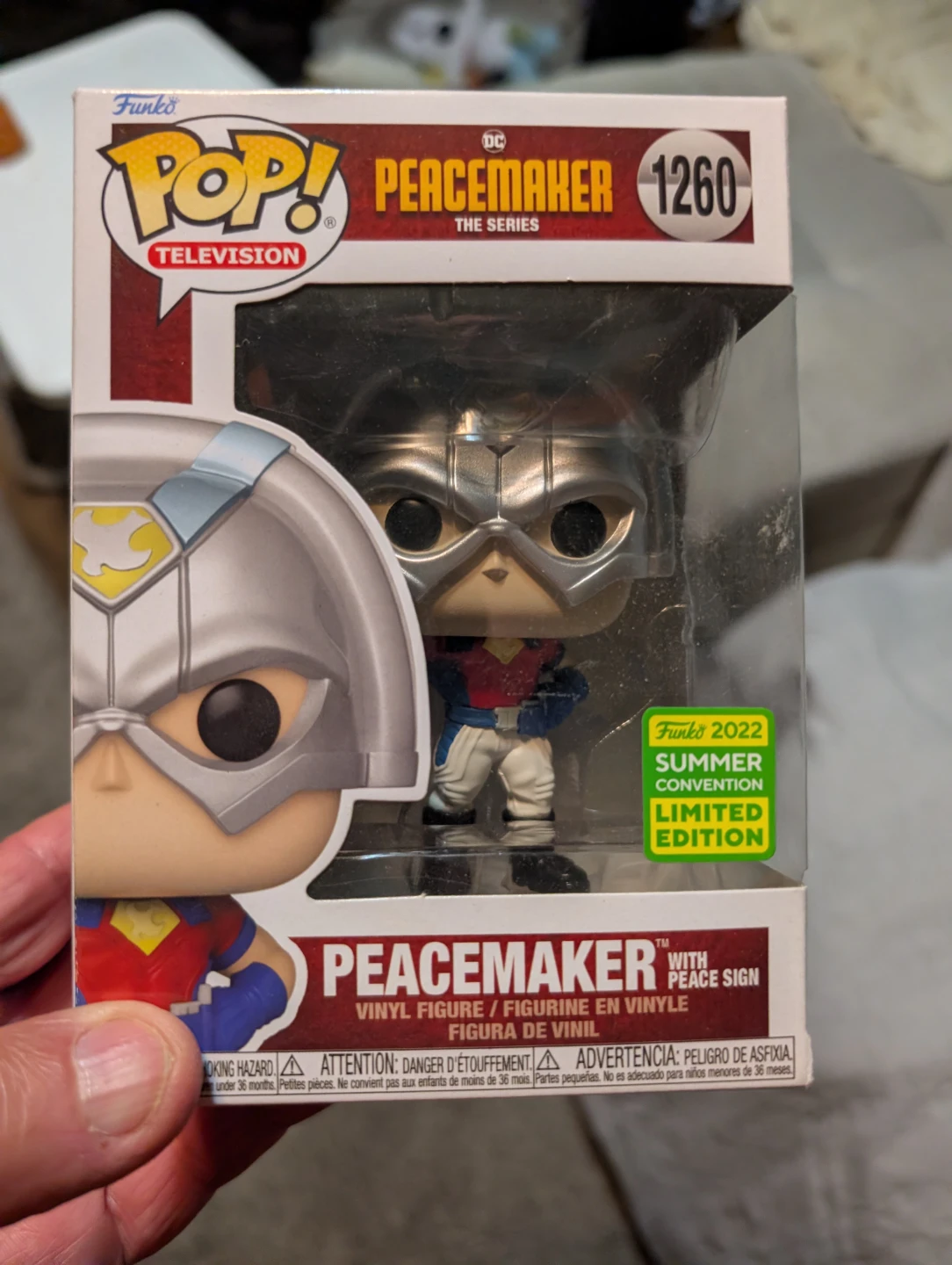 Funko Pop! Peacemaker Peace Sign  Convention Limited Edition
