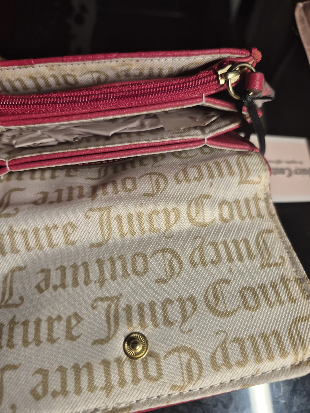 Juicy Couture Red Hearts & Crowns Wallet - photo 2