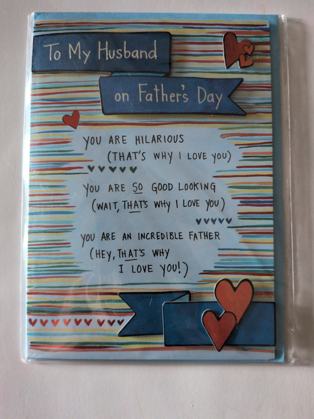 ⚽To My Husband Father's Day Card