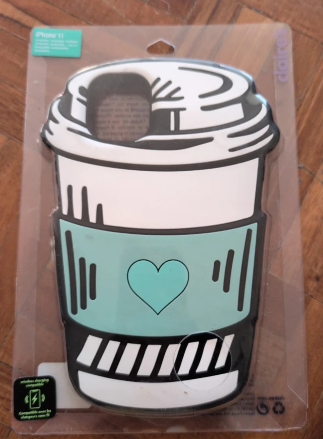 Brand New Claire's iPhone 11 Case - Cute 3D Silicone Coffee Cup