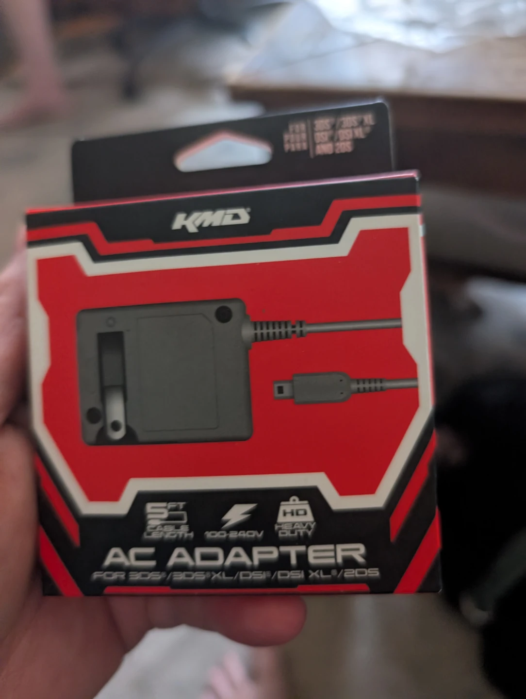 KMD AC Adapter for Nintendo 3DS/3DS XL/DSi/DSi XL/2DS
