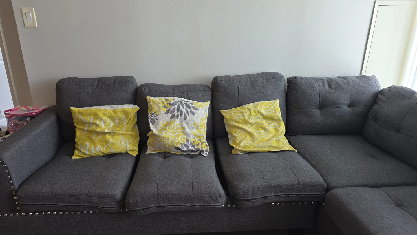Grey Sectional Sofa - photo 2