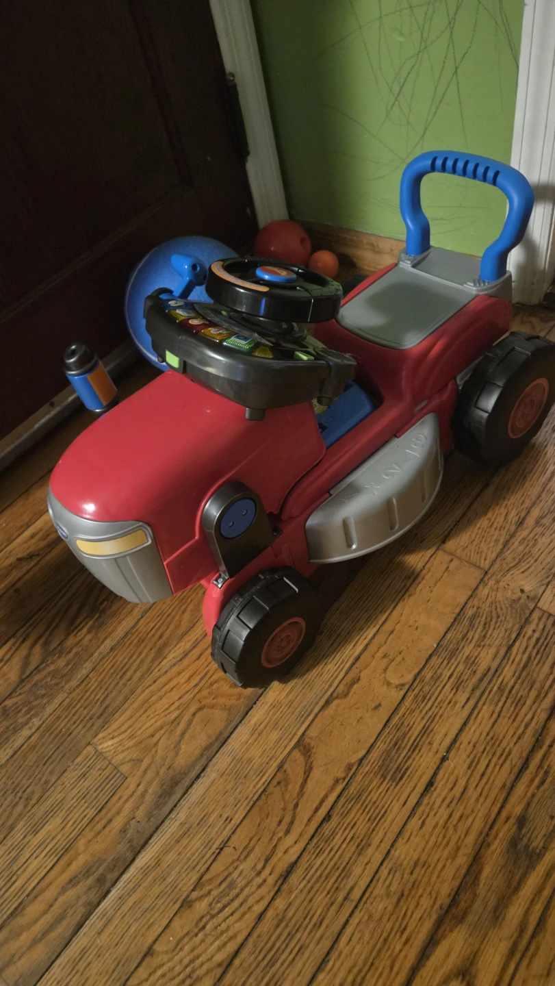 VTech Ride-On Tractor with Interactive Steering Wheel