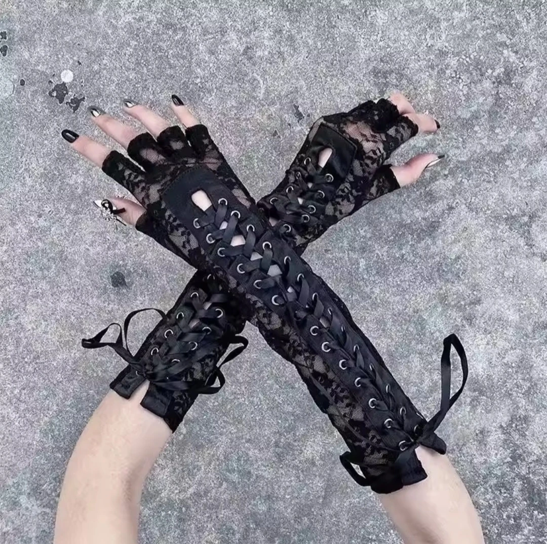 Goth Gloves.