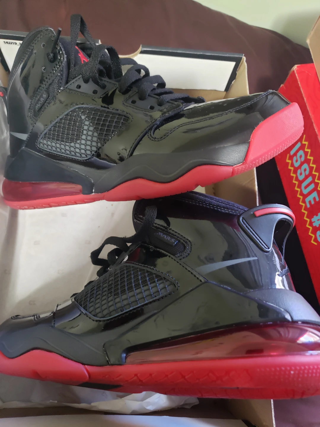 Jordan Mars 270 Black/Anthracite-Gym Red Shoes - photo 3