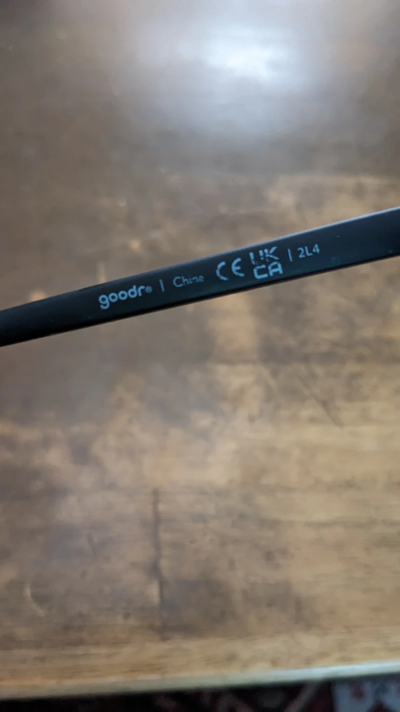 Goodr Sunglasses - "It's Not Black It's Obsidian" - photo 4