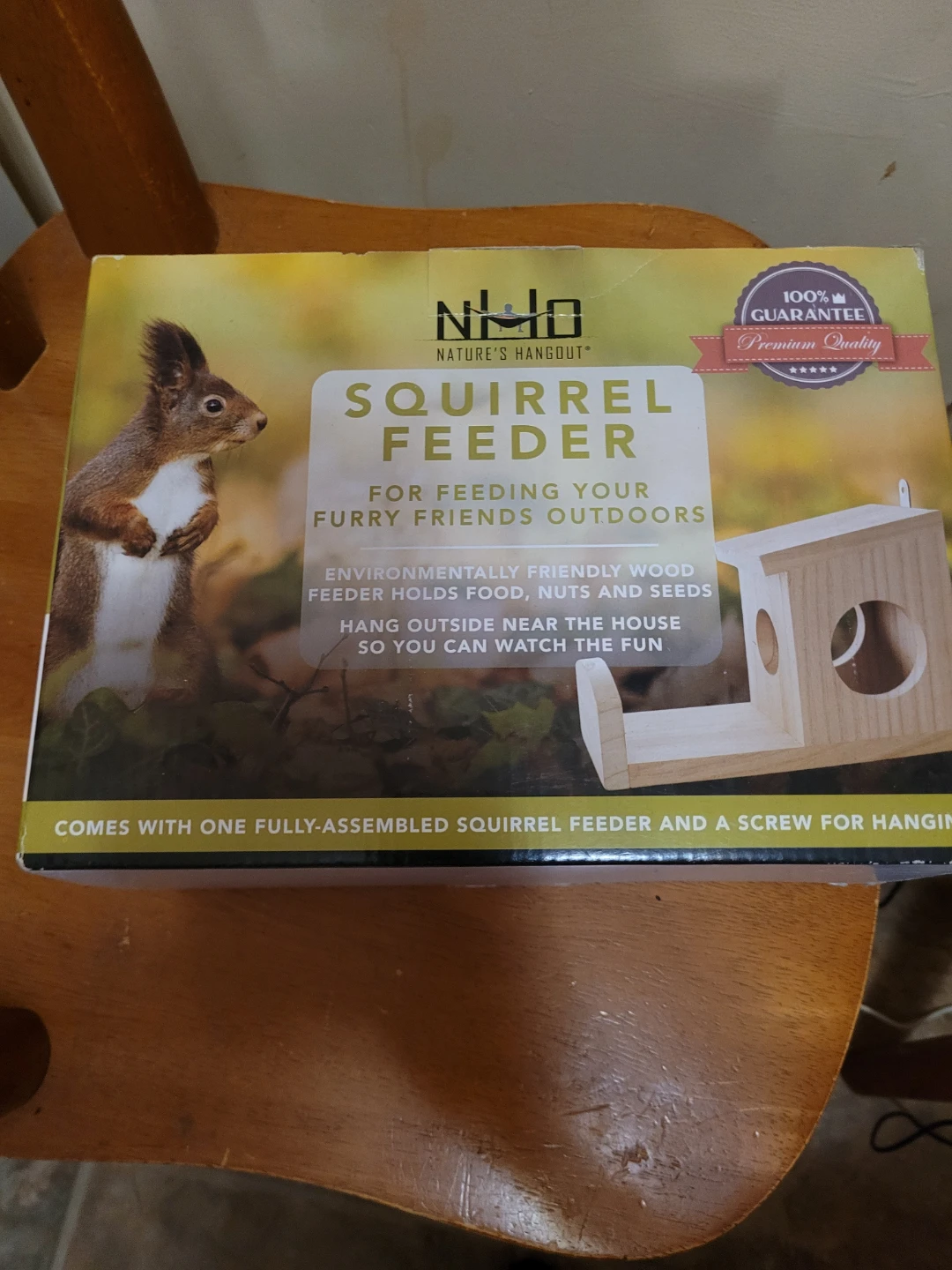 Nature's Hangout Squirrel Feeder