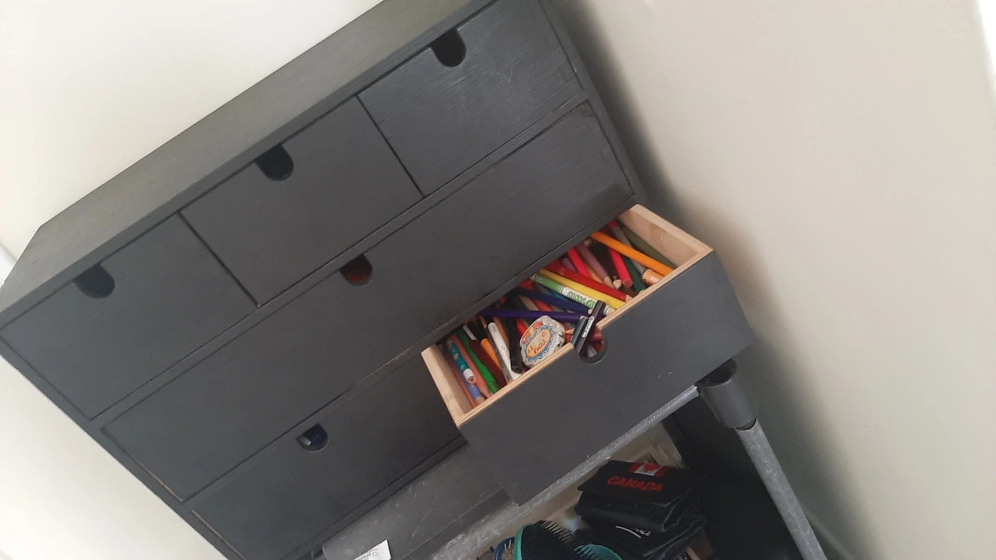 Black 7-Drawer Dresser for Storage - photo 3