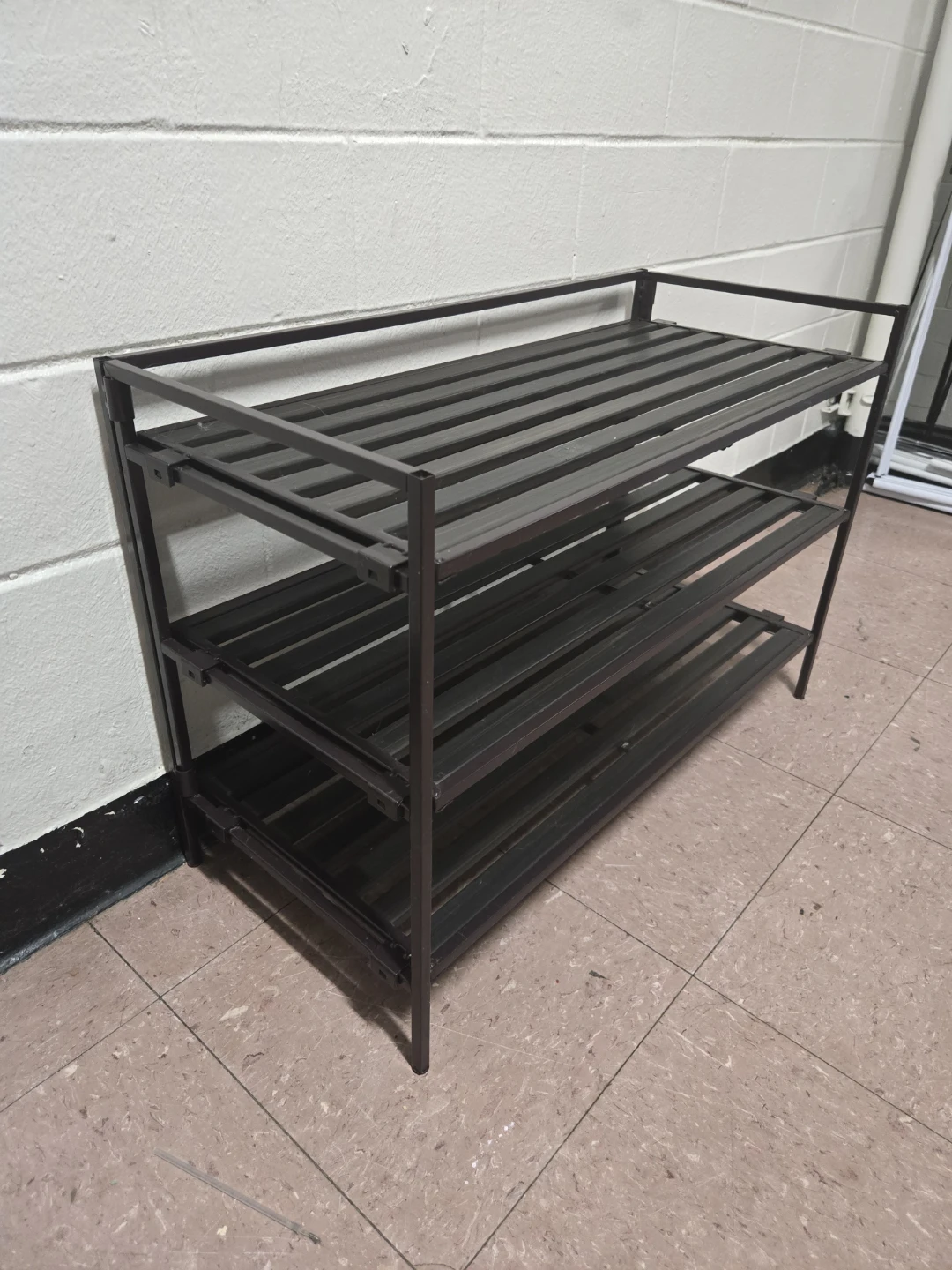 Seville Classics 3-Tier Stackable Metal Shoe Rack - photo 2