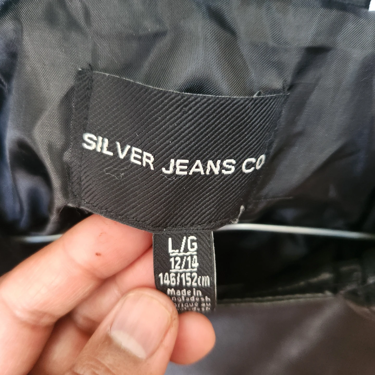 Silver Jeans Co. Black Faux Leather Moto Jacket - photo 2